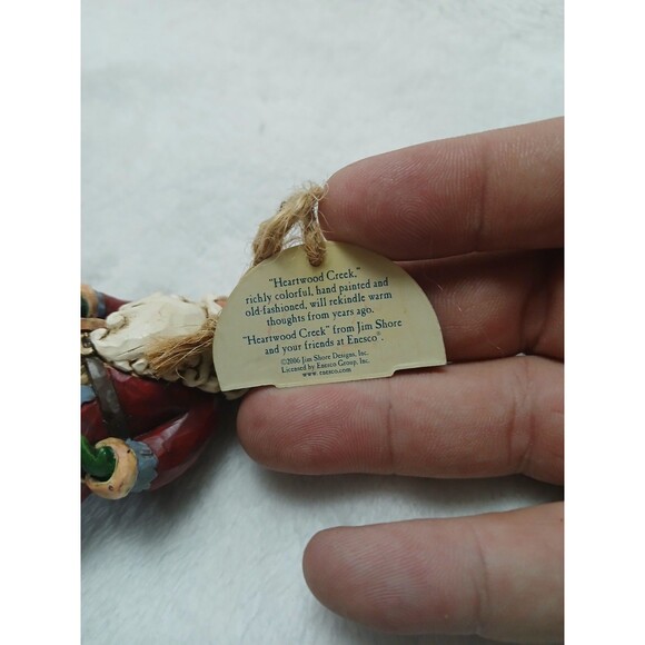 Jim Shore Santa & Mrs. Claus Hanging Christmas Ornament Set 4005769 - Picture 6 of 7